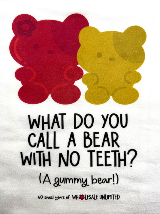 Gummy Bear Dish Towel - Wholesale Unlimited Inc.