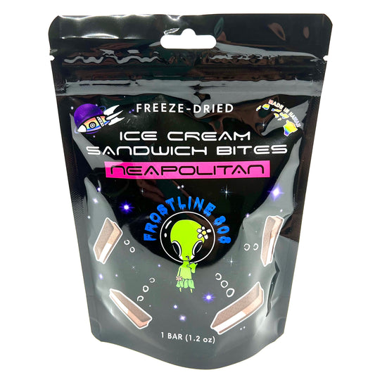 (NEW) SANDWICH MELTS - Freeze Dried Neapolitan Ice Cream Sandwich - Wholesale Unlimited Inc.