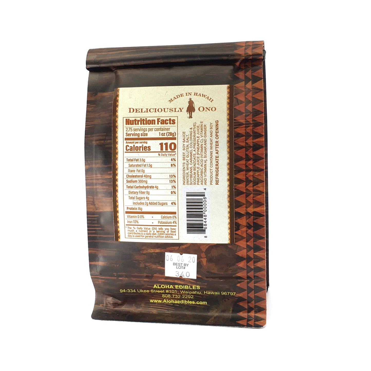 Paniolo Crispy Beef Jerky Orginal-Teriyaki - Wholesale Unlimited Inc.