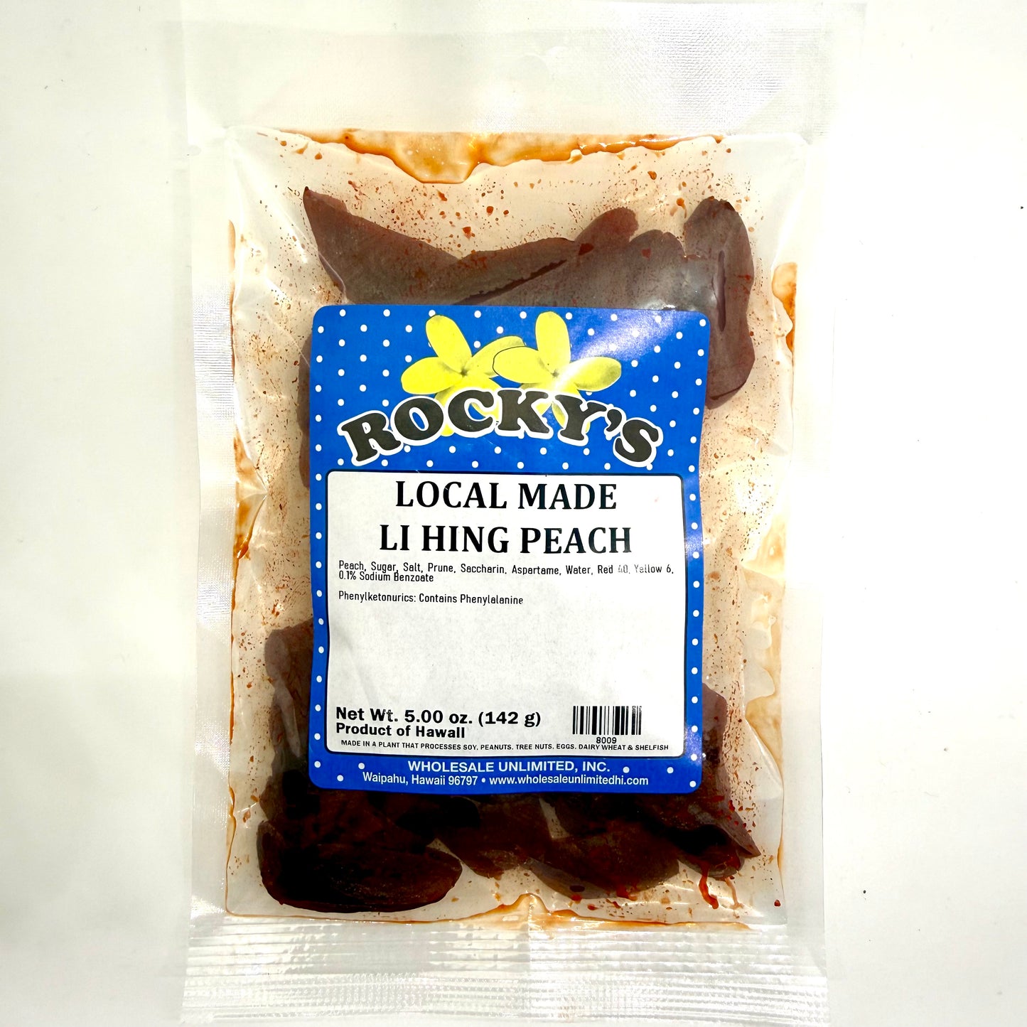 Local Made Li Hing Peach