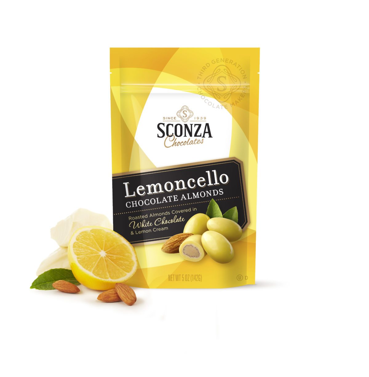 Lemoncello Chocolate Almonds - Wholesale Unlimited Inc.