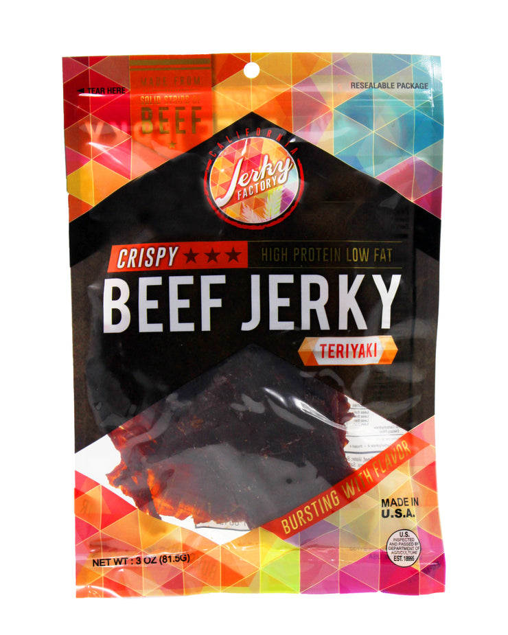 California Jerky Factory Beef Jerky (Teriyaki) Wholesale Unlimited Inc.