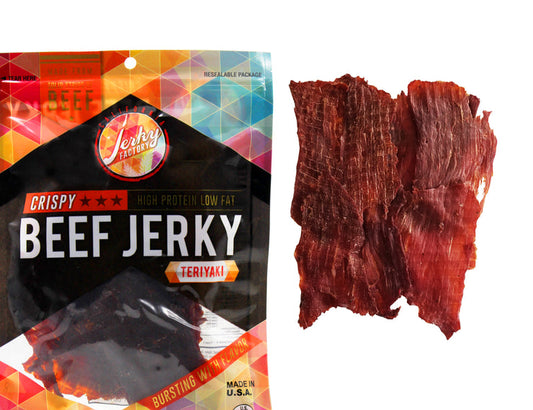 California Jerky Factory Beef Jerky (Teriyaki) - Wholesale Unlimited Inc.