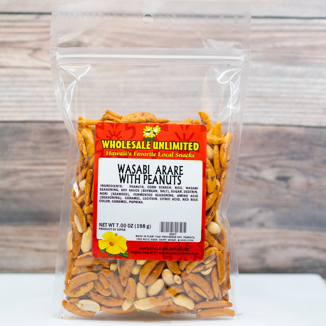 Wasabi Arare with Peanuts - Wholesale Unlimited Inc.