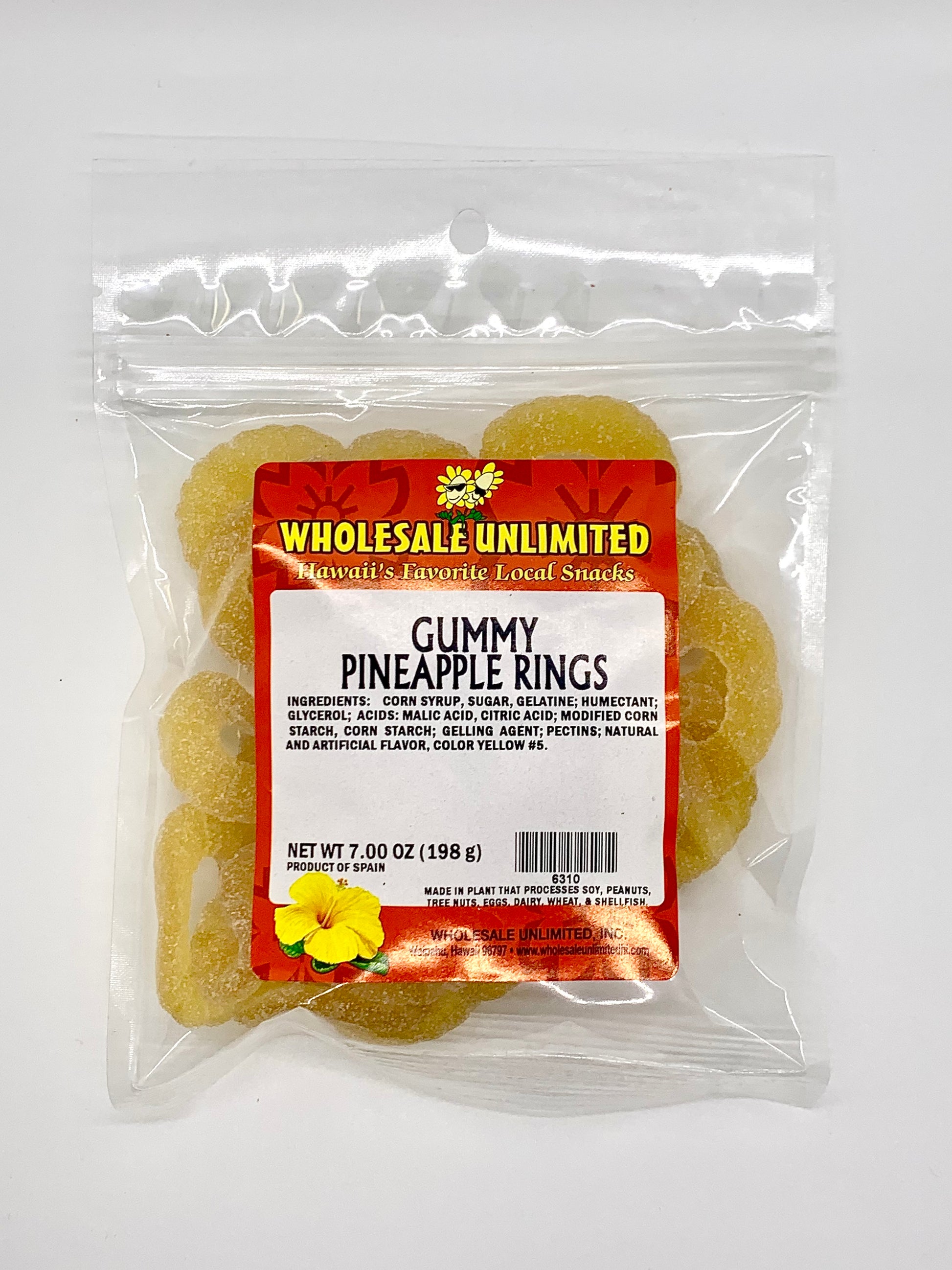 (NEW) Gummy Pineapple Rings - Wholesale Unlimited Inc.