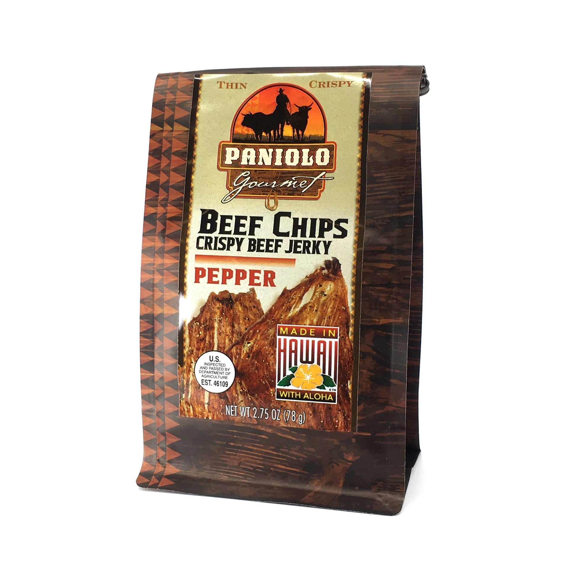 Paniolo Crispy Beef Jerky Pepper - Wholesale Unlimited Inc.