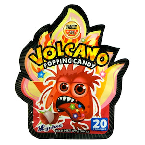 Volcano Popping Candy - Lychee - Wholesale Unlimited Inc.